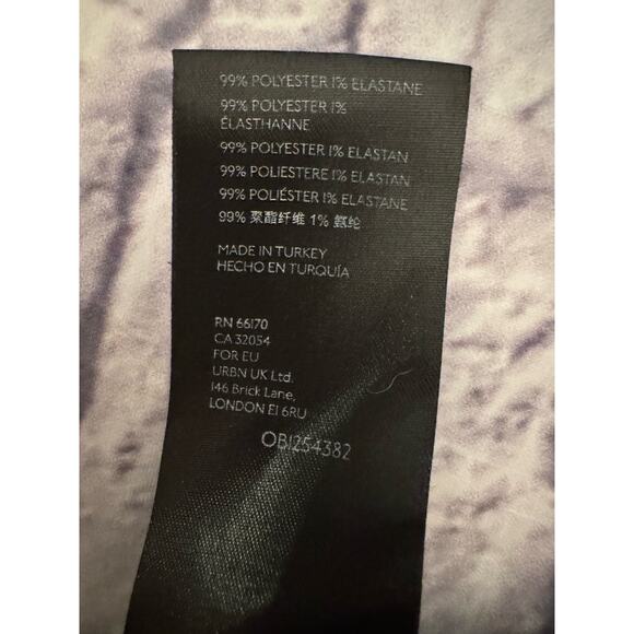 Urban Outfitters Black & Tan Striped A-Line Mini Skirt Size medium - Picture 6 of 9